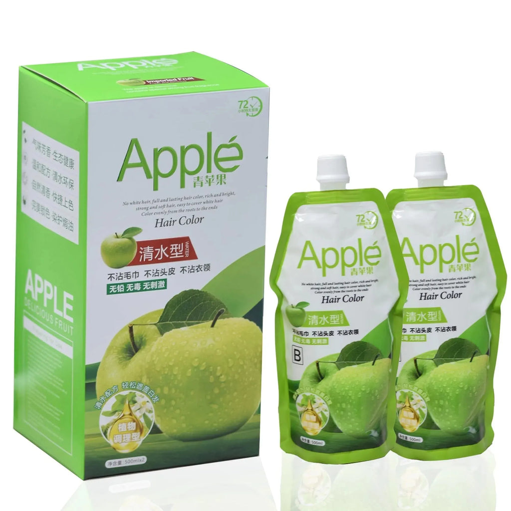 Original Apple Hair Color 96 Natural Black Ammonnia Free