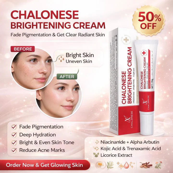 Chalonese Advanced Spot Fading Glow Cream For Radiant Brightening And Even Skin Tone With Daily Care - 20g