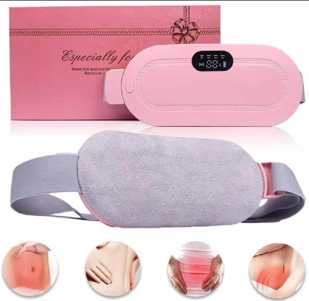 Heating Belt for Period Pain Relief USB Rechargeable Electric Waist & Stomach Heating Pad Menstrual Cramps Pain Relief Belt for Girls & Women in Cramps Pain Relief Belt Premium Quality ( BOX )