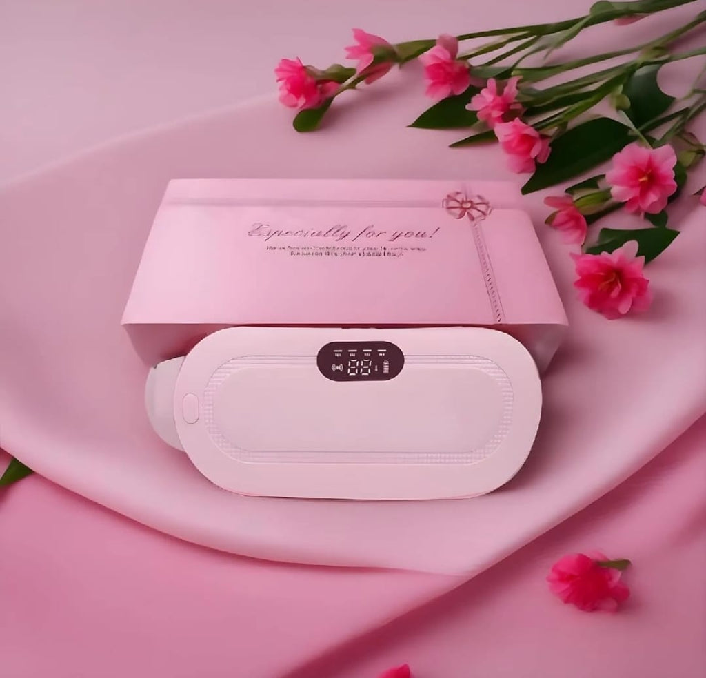 Heating Belt for Period Pain Relief USB Rechargeable Electric Waist & Stomach Heating Pad Menstrual Cramps Pain Relief Belt for Girls & Women in Cramps Pain Relief Belt Premium Quality ( BOX )