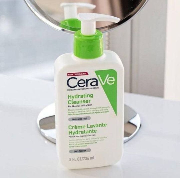 CeraVe Hydrating Cleanser for Normal to Dry Skin– Moisturizing Face Wash for Normal to Dry Skin (236ml)