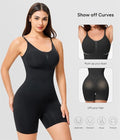 Shapewear Bodysuit for Women – Seamless Tummy Control Mid-Thigh Body Shaper (Skin Color) Large/ XL & 3XL