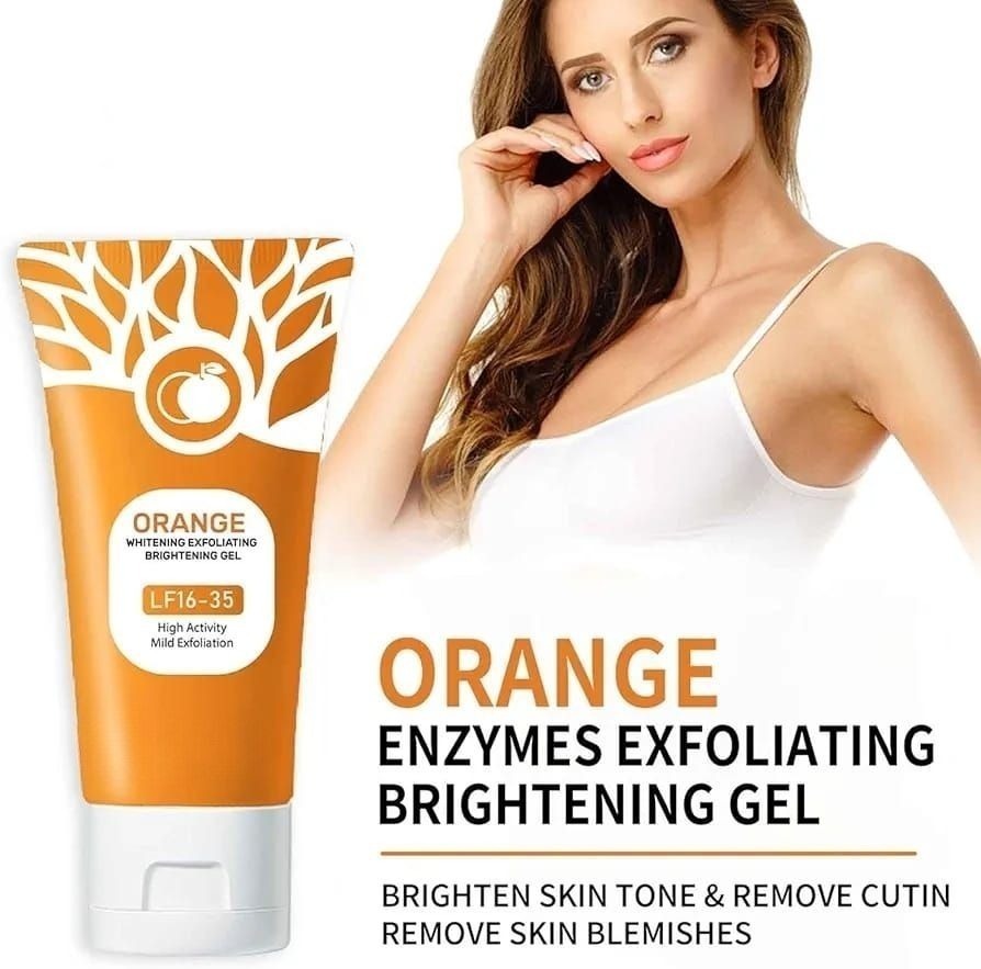Orange Enzyme Exploiting Gel Brightening, Exfoliating & Nourishing Citrus Skincare for Radiant, Healthy, Glowing Complexion Every Day (120gm)