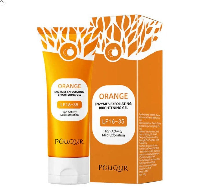 Orange Enzyme Exploiting Gel Brightening, Exfoliating & Nourishing Citrus Skincare for Radiant, Healthy, Glowing Complexion Every Day (120gm)