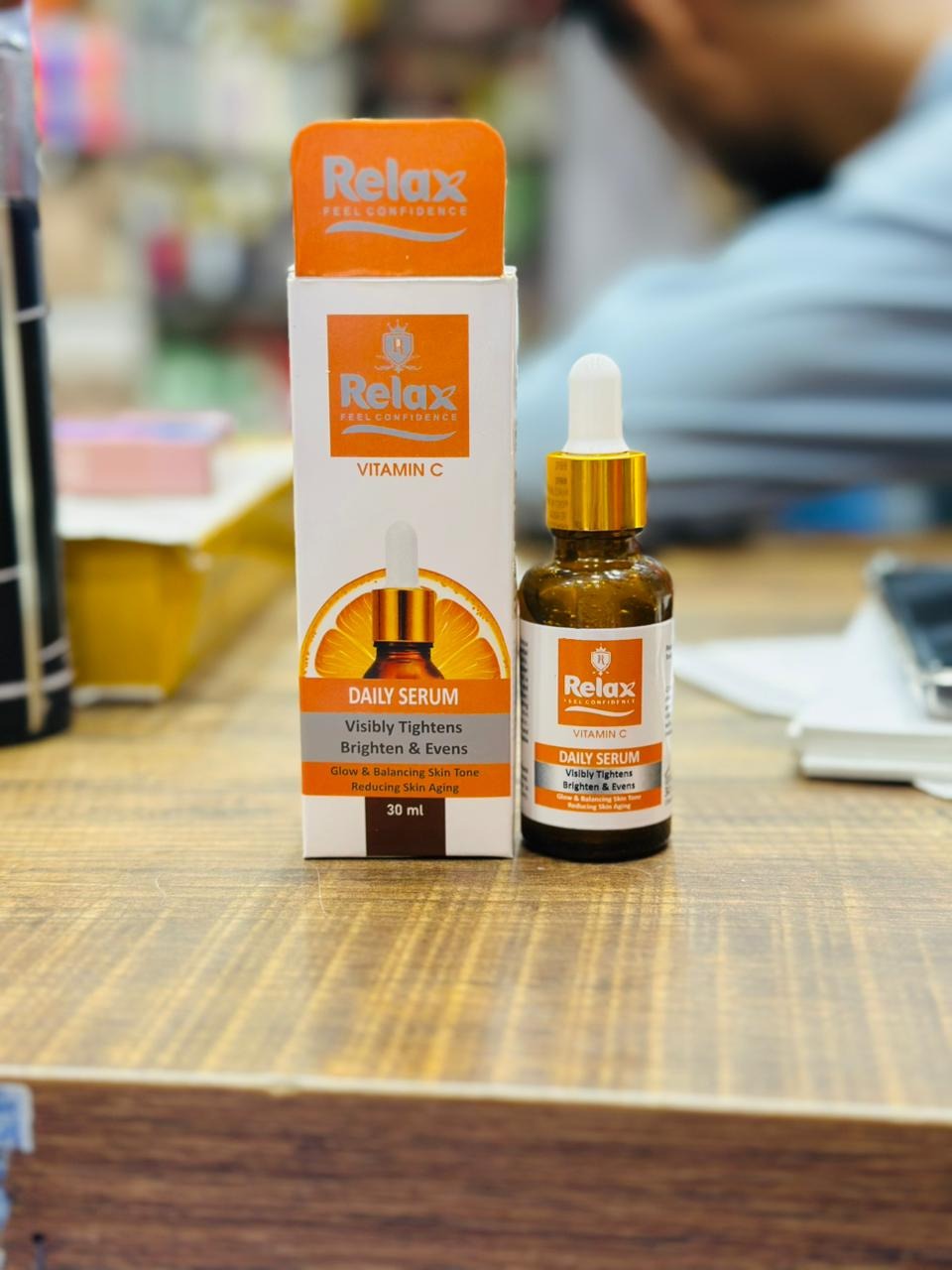 Relax Vitamin C Daily Serum - 30ml Brightening & Anti-Aging Facial Serum