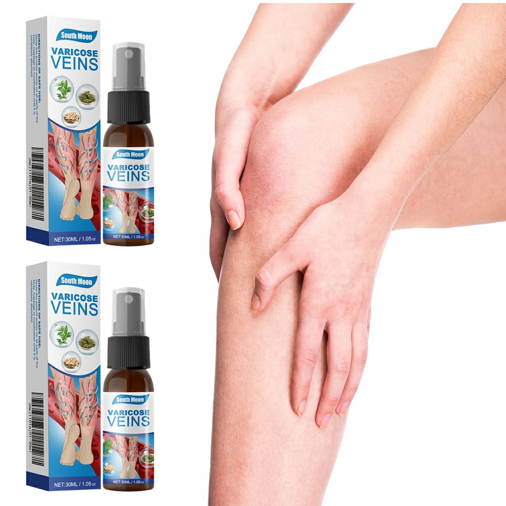 South Moon Varicose Veins Treatment Spray | Advanced Solution for Spider Veins, Leg Pain & Swelling Relief