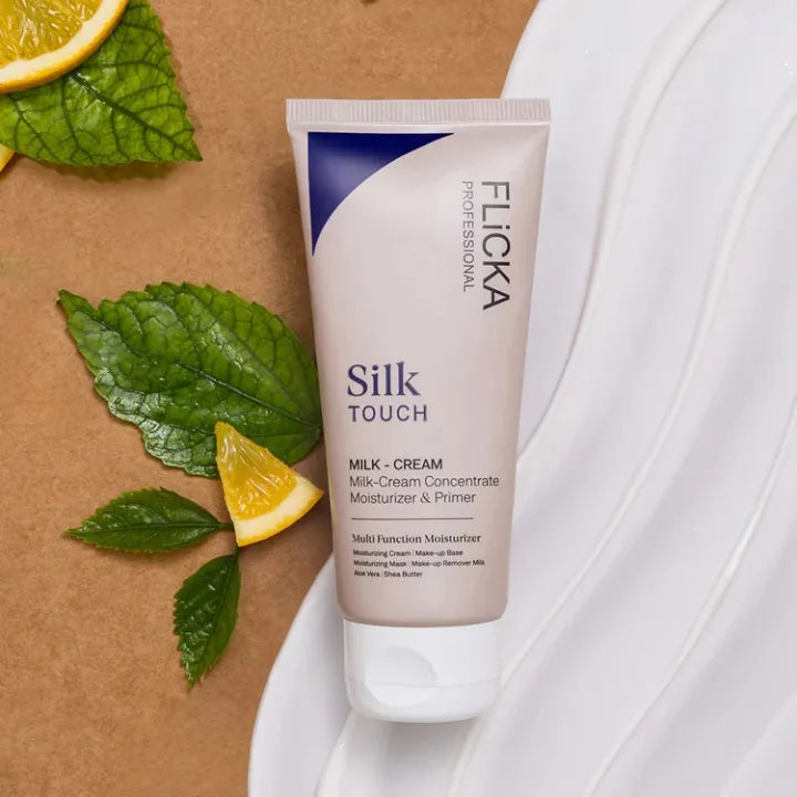 FLiCKA Silk Touch 3‑in‑1 Moisturizer & Primer | Hydrating, Lightweight, Long‑Lasting | Pore Minimizer | 120ml