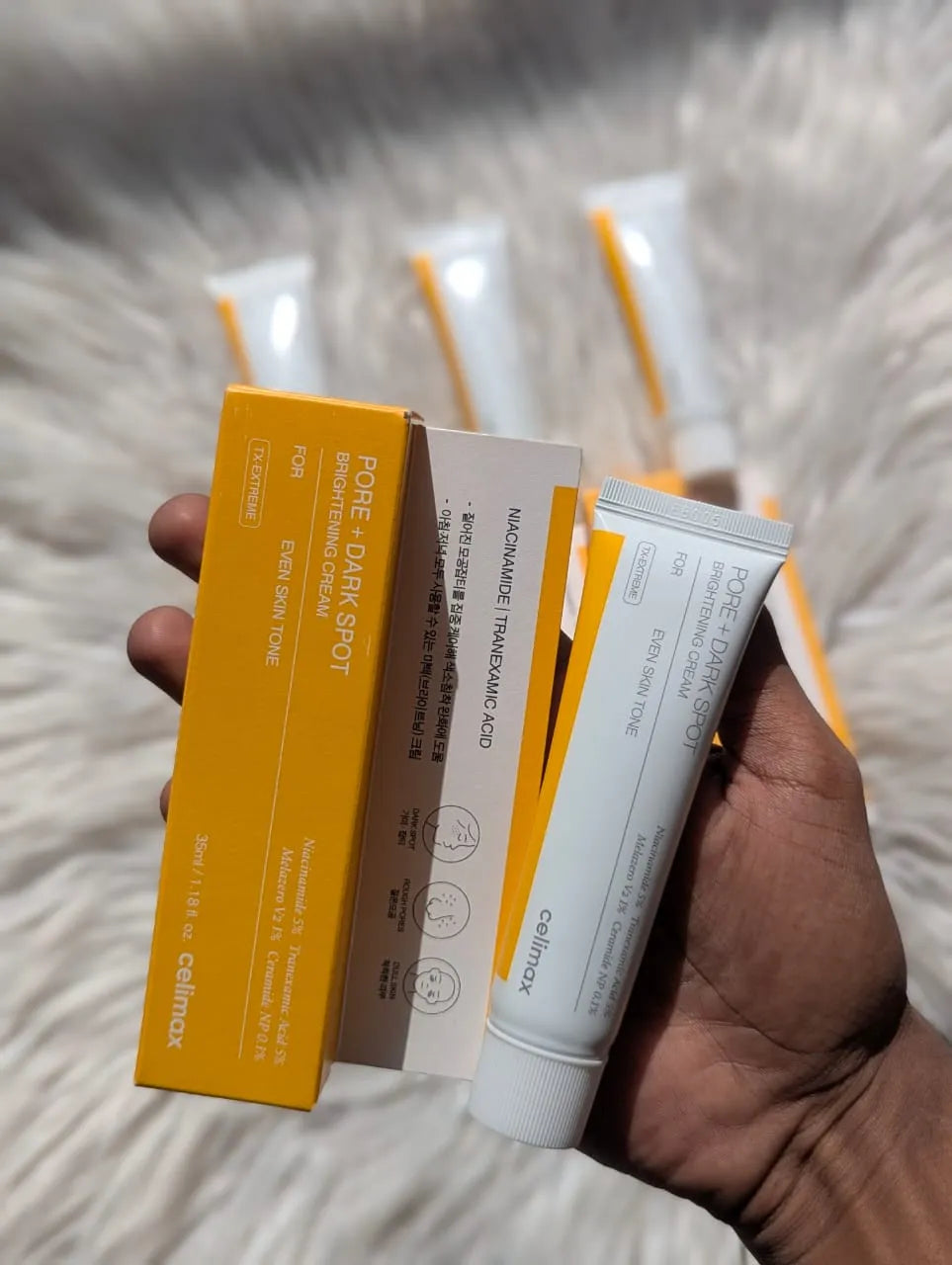 Celimax Pore And Dark Spot Brightening Cream 35ml Korean Skincare For Pore Refining Radiant Glow And Spot Removal - Made In Korea