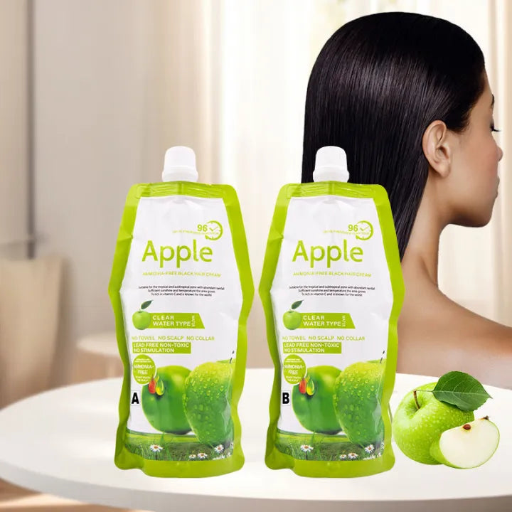 Original Apple Hair Color 96 Natural Black Ammonnia Free