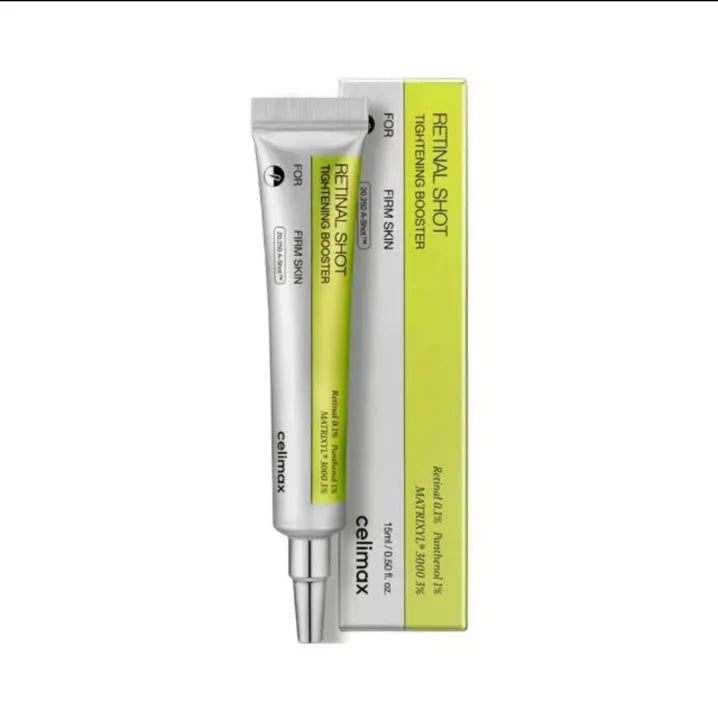 Celimax The Vita A Retinal Shot Tightening Booster – 0.1% Retinal, Matryxyl 3% | Pore Minimizer, Anti-Wrinkle, Firming Booster (15ml) Original made in Korea