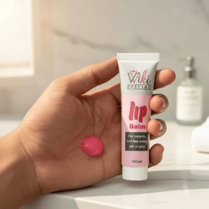 Wiki Lip Balm Natural Pink Lip Repair for Dark, Chapped Lips Wiki Pink Lip Balm for Men & Women