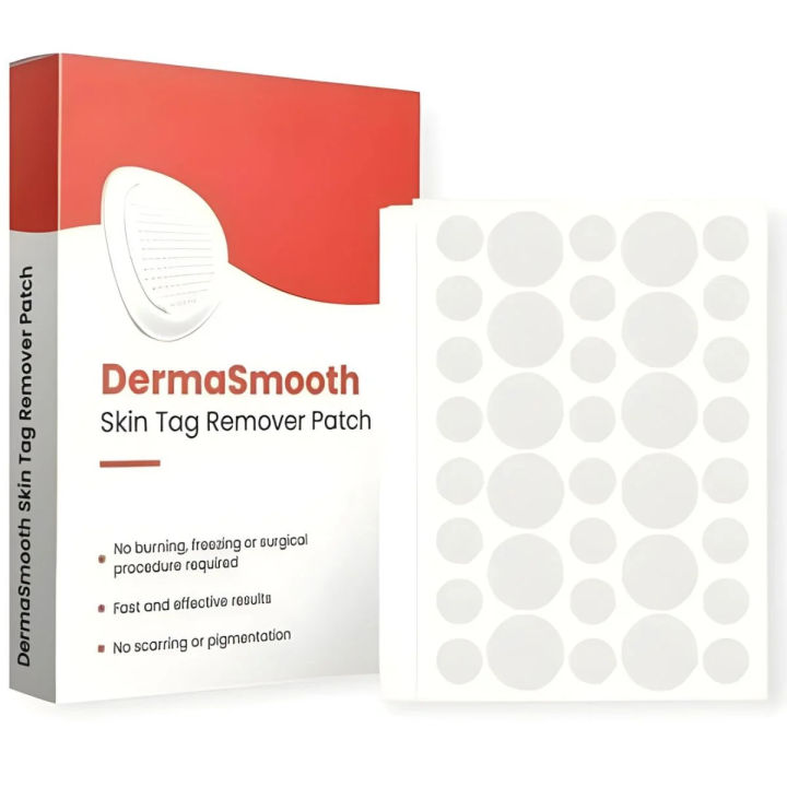 DermaSmooth Skin Tag Remover Patch – Fast, Safe, And Painless Skin Tag And Mole Removal Solution With No Scarring Or Pigmentation