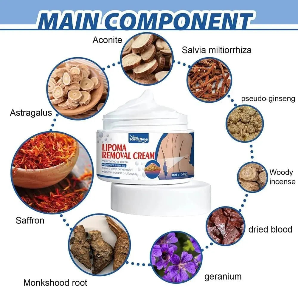South Moon Lipoma Removal And Body Smoothing Cream 50g Herbal Natural Lump And Skin Knot Relief Ointment